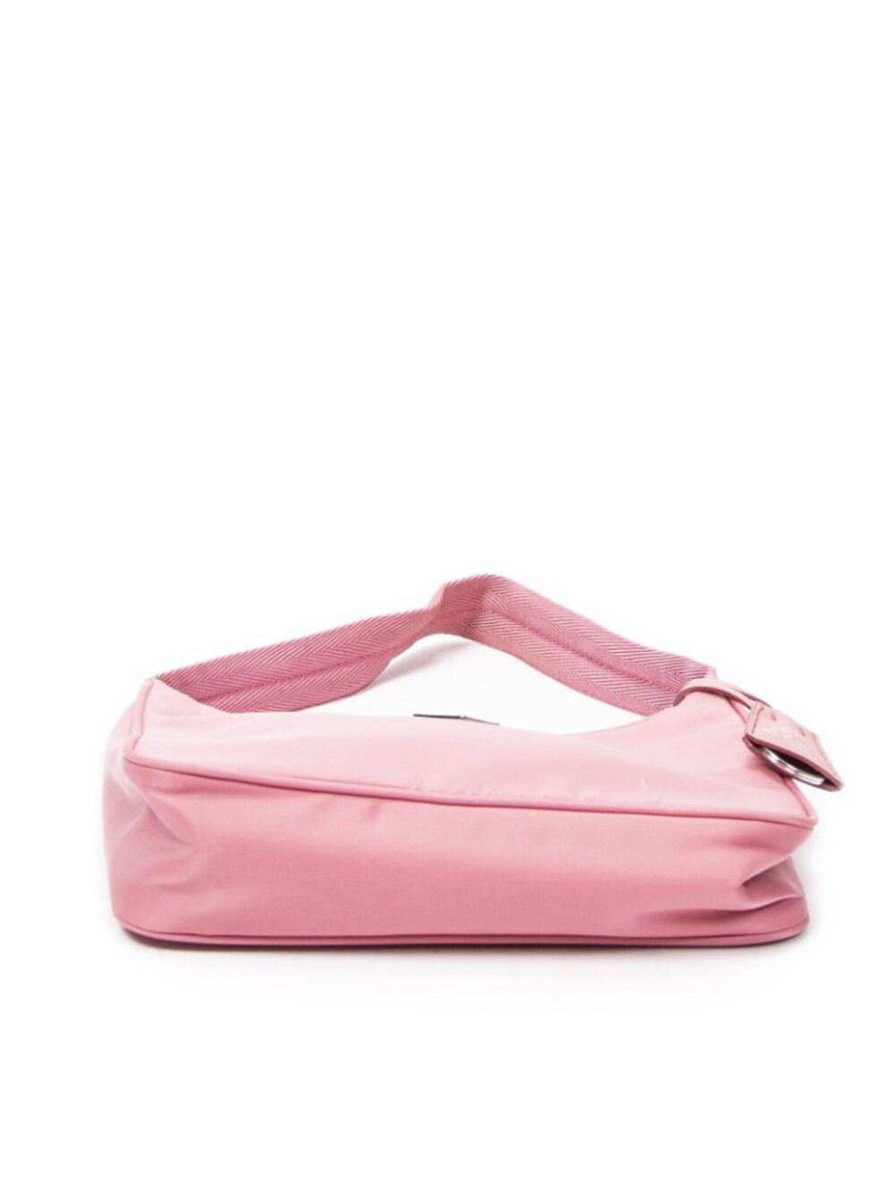 Prada Mini Zip Hobo Pink Nylon Canvas - Picture 6 of 15